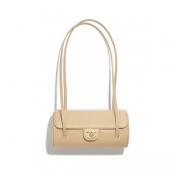 예약접수/샤넬 클래식 스몰 플랩 유광 그레인드 카프스킨 숄더백 베이지