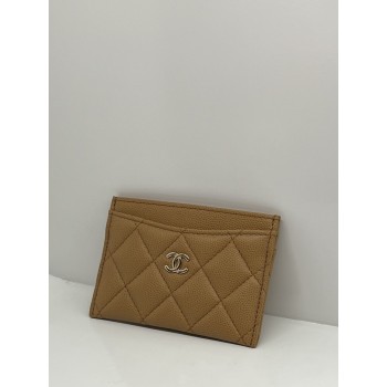 샤넬 클래식 카드홀더 AP0213 캐비어 카드지갑 카키