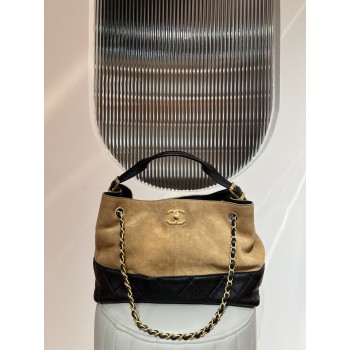 샤넬 25A 퀼팅 체인 핸들 토트 숄더백 AS5634