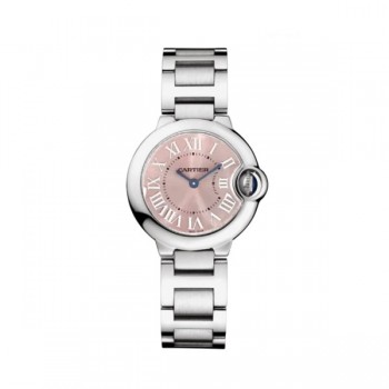 까르띠에 발롱블루 28미리 핑크다이얼 스틸 브레이슬릿 (AF)