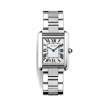 까르띠에 탱크머스트 스몰 화이트다이얼 스틸브레이슬릿 25MM (AF)