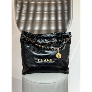 샤넬 22 퀼팅 체인 쇼핑 토트 숄더백 미디움 AS3261