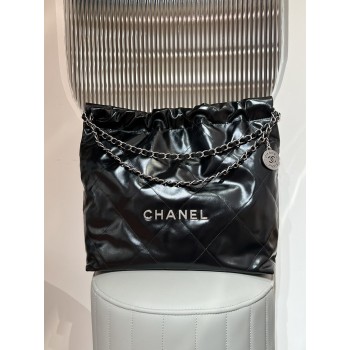 샤넬 22 퀼팅 체인 쇼핑 토트 숄더백 미디움 AS3261