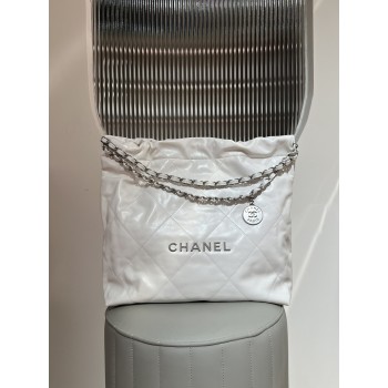 샤넬 22 퀼팅 체인 쇼핑 토트 숄더백 미디움 AS3261