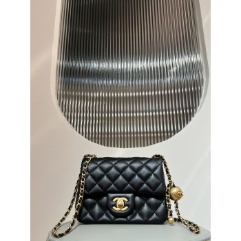 샤넬 클래식 플랩 스퀘어 미니 골드볼 퀼팅 체인 숄더 크로스백 AS1786