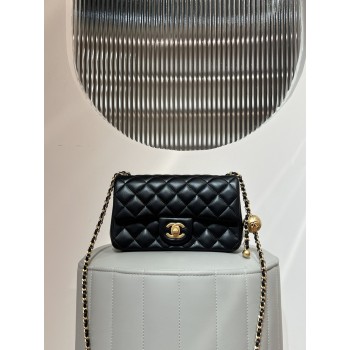 샤넬 클래식 플랩 미니 골드볼 퀼팅 체인 숄더 크로스백 AS1787