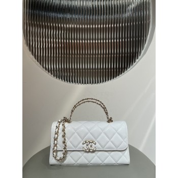 샤넬 25S 켈리 탑핸들 퀼팅 체인 클러치 미니 크로스백 AP3238
