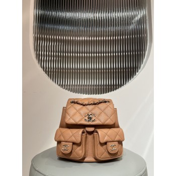 샤넬 듀마 스몰 투포켓 백팩 AS3787 체인 백팩