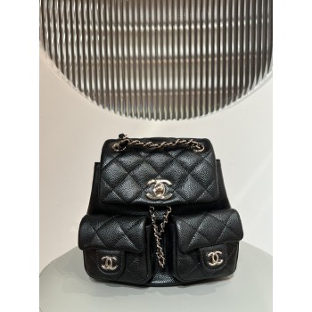 샤넬 듀마 스몰 투포켓 백팩 AS3787 체인 백팩