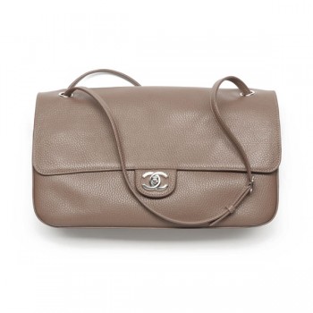 예약접수/샤넬 클래식 라지 쇼핑 그레인드 카프스킨 토트백 브라운 골드메탈