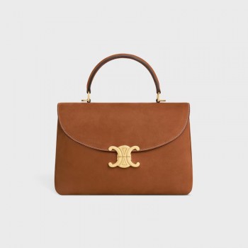 셀린느 미디엄 니노 서플 그레인드 카프스킨 토트 숄더 크로스백 117523FXK