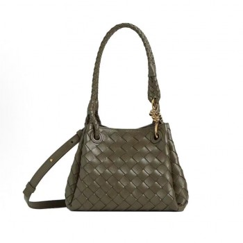 보테가 베네타 796569VCPPT3230 인트레치아토 가죽 숄더백