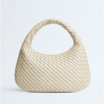 보테가 베네타 스몰 베네타 인트레치아토 패디드 레더 숄더백 856736V66V02599