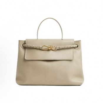 보테가 베네타 미디엄 차오차오 인트레치아토 카프스킨 탑핸들백 817231