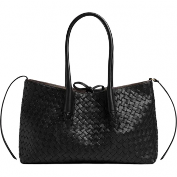 보테가 베네타 피나코테카 인트레치아토 카프스킨 리버서블 토트백 854371