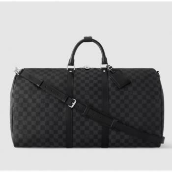 루이비통 N41413 Keepall Bandoulière 55 다미에 에벤 여행가방 남성 토트백 보스턴백 (황벽공장)