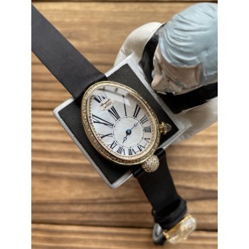 브레게 퀸 오브 나폴리 화이트골드 다이아 베젤 실크 (ZF)