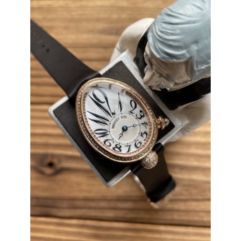 브레게 퀸 오브 나폴리 화이트골드 다이아 베젤 실크 (ZF)