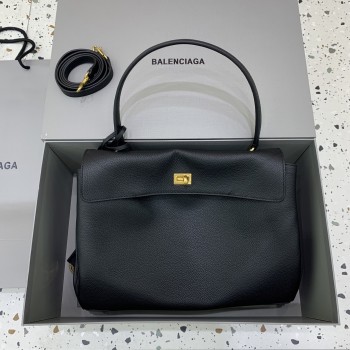 발렌시아가 로데오 미디엄 토트백 78972 그레인 가죽 숄더 크로스 오피스백