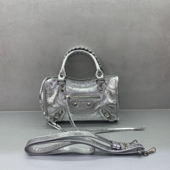 발렌시아가 르 시티 스몰 토트백 228980 램스킨 숄더 모터백