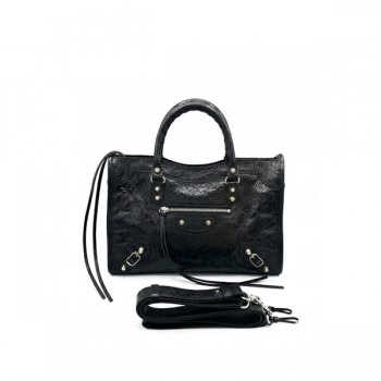 발렌시아가 르 시티 미니 토트백 084228 램스킨 숄더 모터백