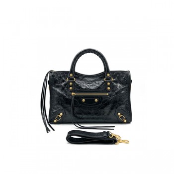 발렌시아가 르 시티 미니 토트백 084228 램스킨 숄더 모터백