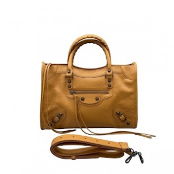 발렌시아가 르 시티 스몰 토트백 084669 램스킨 숄더 모터백