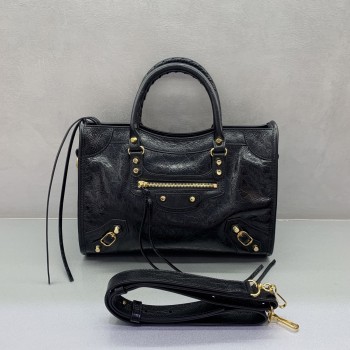 발렌시아가 르 시티 미디엄 토트백 084669 램스킨 숄더 모터백