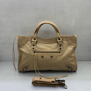 발렌시아가 르 시티 라지 토트백 115748 램스킨 숄더 모터백 빅사이즈