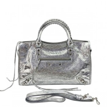 발렌시아가 르 시티 미디엄 토트백 115748 램스킨 숄더 모터백 빅사이즈