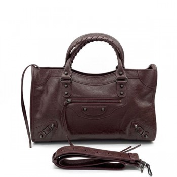 발렌시아가 르 시티 미디엄 토트백 115748 램스킨 숄더 모터백 빅사이즈