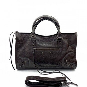 발렌시아가 르 시티 미디엄 토트백 115748 램스킨 숄더 모터백 빅사이즈