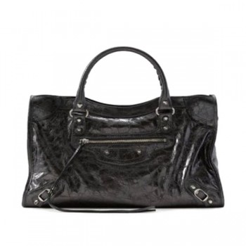 발렌시아가 르 시티 미디엄 토트백 115748 램스킨 숄더 모터백 빅사이즈