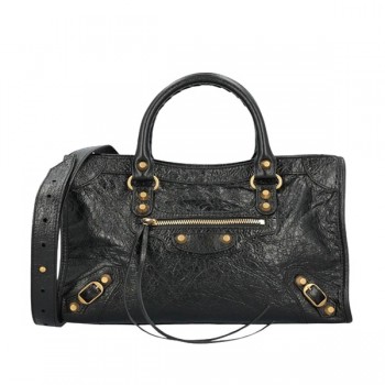 발렌시아가 르 시티 미디엄 토트백 115748 램스킨 숄더 모터백 빅사이즈