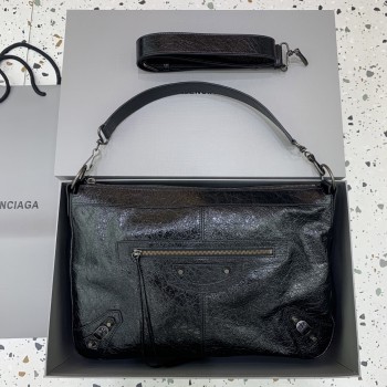 발렌시아가 르 시티 모토 대형 크로스백 846188 나일론 숄더백