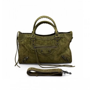 발렌시아가 르 시티백 미디움 카키 797786