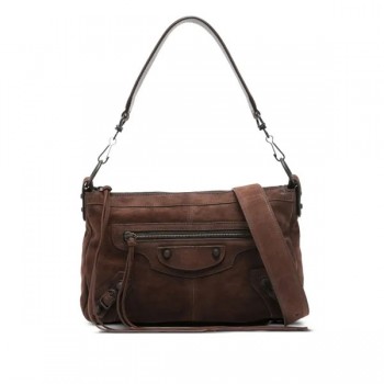 발렌시아가 르 시티 모토 크로스백 가죽 숄더백