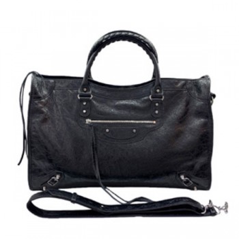 발렌시아가 르 시티 초대형 토트백 084393 램스킨 숄더 모터백 여행용 빅백