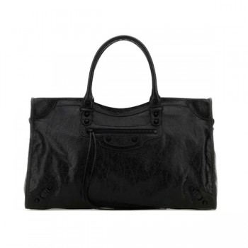 발렌시아가 르 시티 초대형 토트백 084393 램스킨 숄더 모터백 여행용 빅백