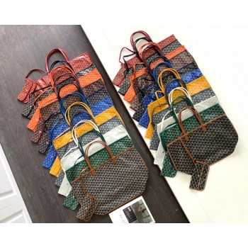 고야드 앙주 PM 토트백 리버서블 쇼퍼백 데일리 명품가방 46cm