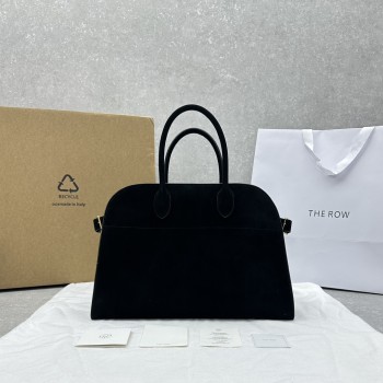 더로우 마고 15 스웨이드 토트백