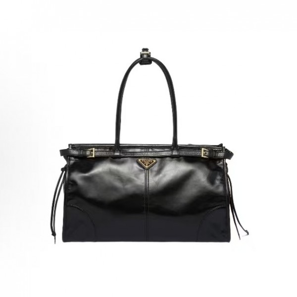 프라다 1BA433 가죽 토트백 숄더백 미니멀 여성 명품가방