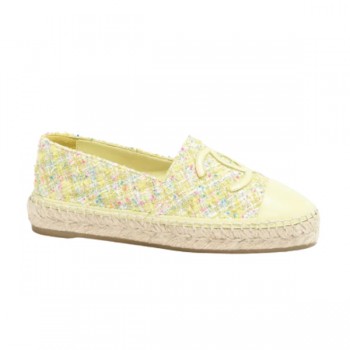 샤넬 이리데슨트 트위드 에스파드리유 슬립온