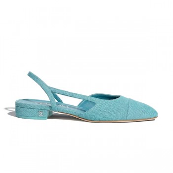 샤넬 로우탑 트위드 스니커즈 그린 블루