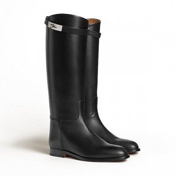 에르메스 점핑 쇼터 레더 롱부츠