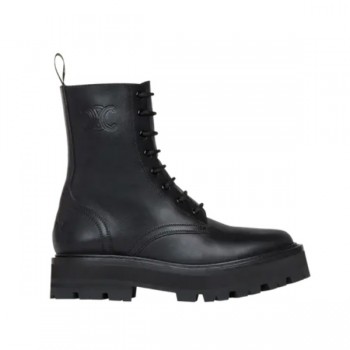 셀린느 벌키 레이스업 샤이니 불 레더 부츠