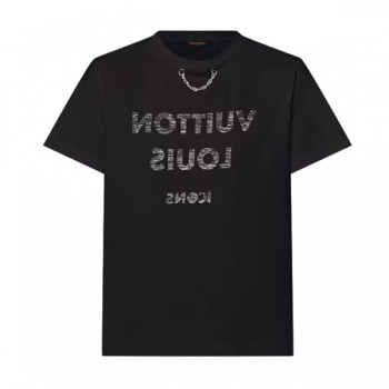 루이 비통 프린트 코튼 티셔츠 화이트 1A84CL